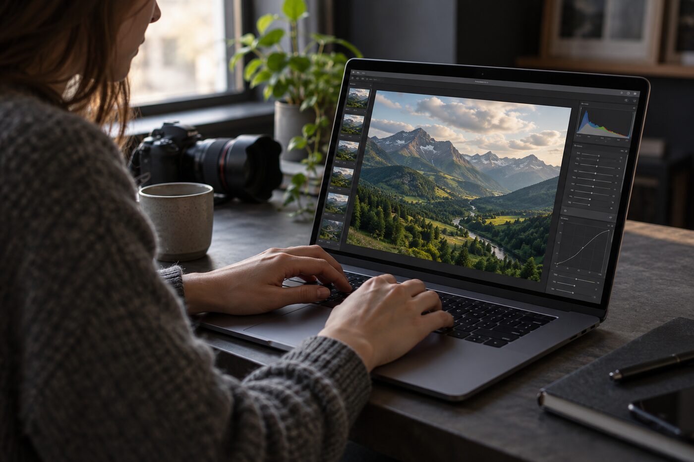Описание правок при работе с фотографией